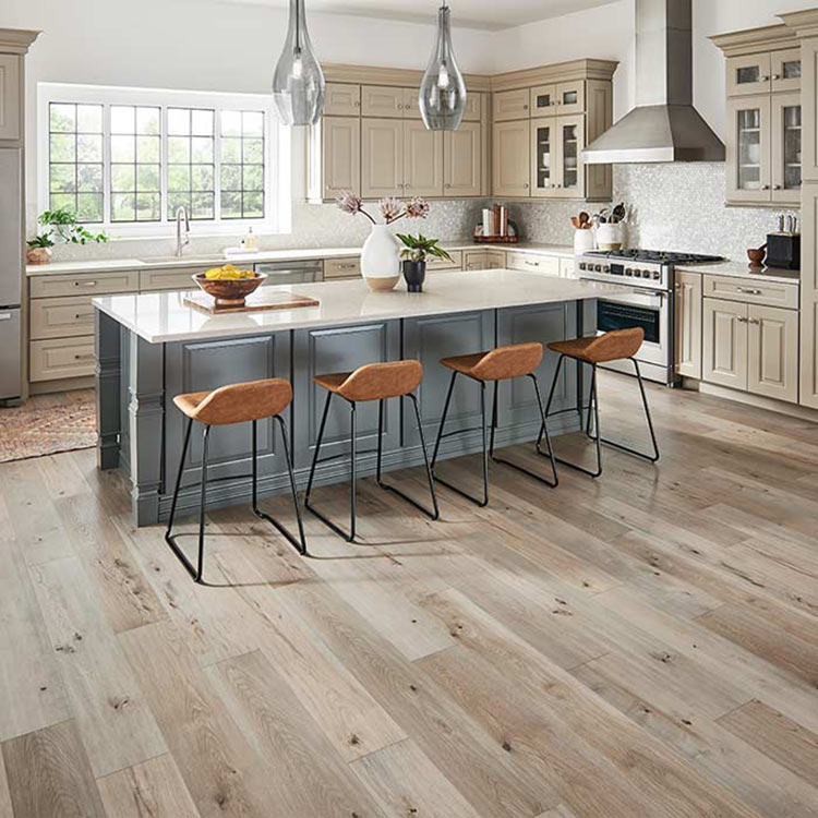 wood flooring in kitchen